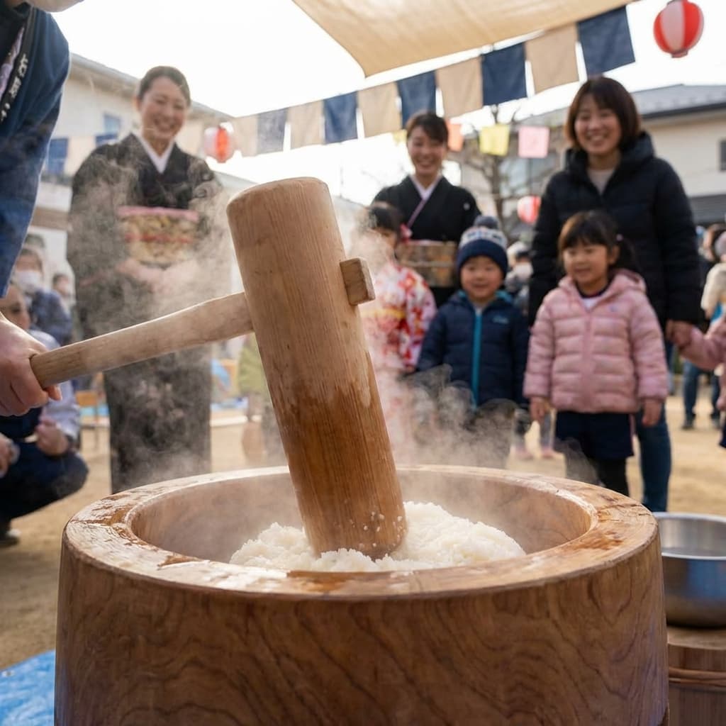 【もちつき大会】自分たちで育てたもち米の味は？