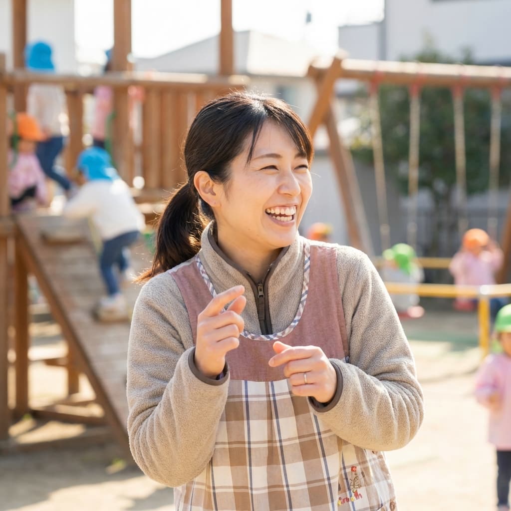 保育現場リーダー 主任保育士　秋村